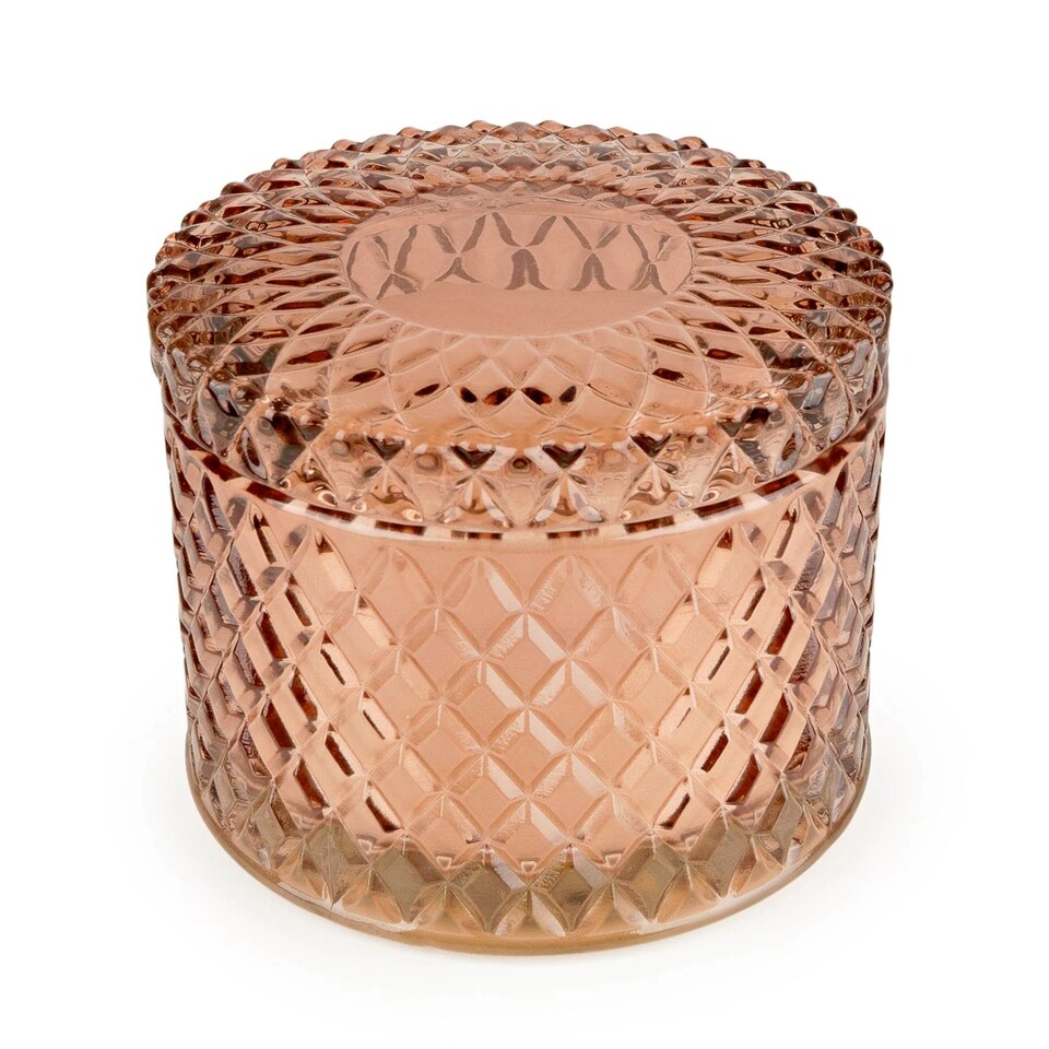 image 1 of Jhangye Luxury 2-Wick Glass Decorative Candle