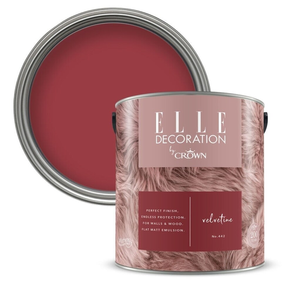 image 1 of Elle (Crown) Flat Matt Velvetine (442) 2.5L