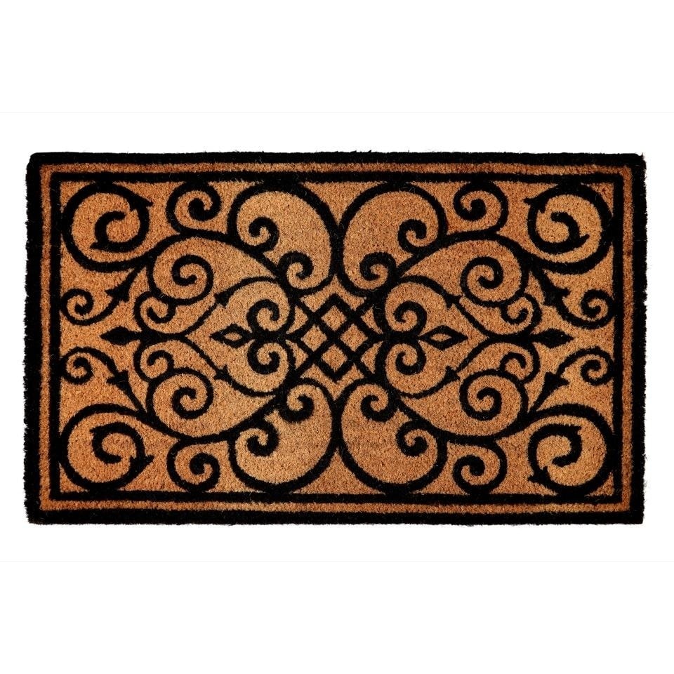 Groundsman Vintage Doormat | Brown | Brown/Black | One Size | 1