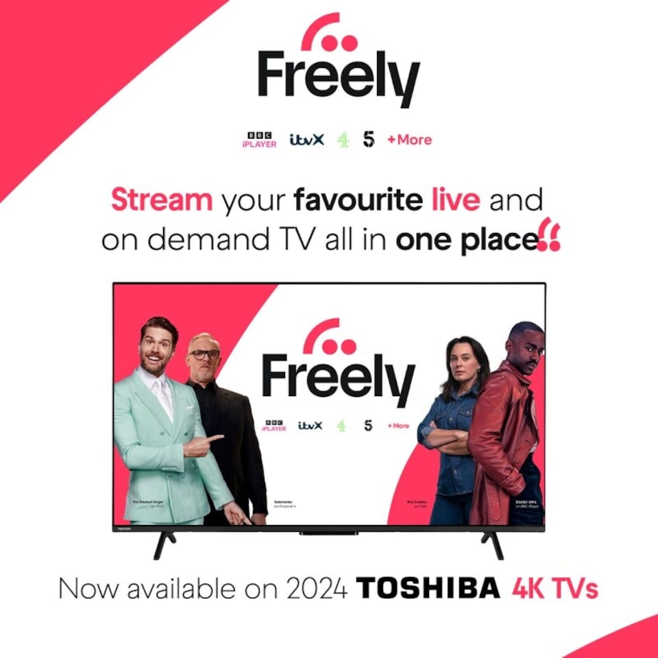 image 1 of Toshiba 55 Inch 4K Ultra HD LED HDR Smart VIDAA Freely TV & Dolby - 55UV2F53DBU