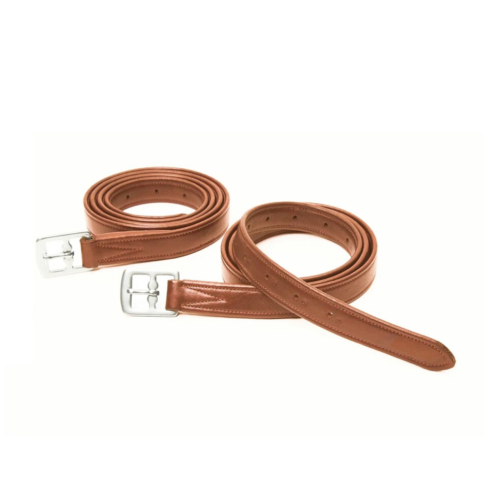 Adelfia Horse Stirrup Leathers - Tan - 24in