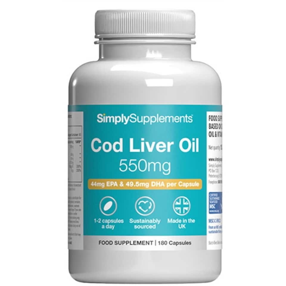 image 1 of Cod Liver Oil 550mg - 180 Capsules