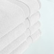 image 3 of 100% Cotton White Hand Towels (Pack of 4) White | Hand towel