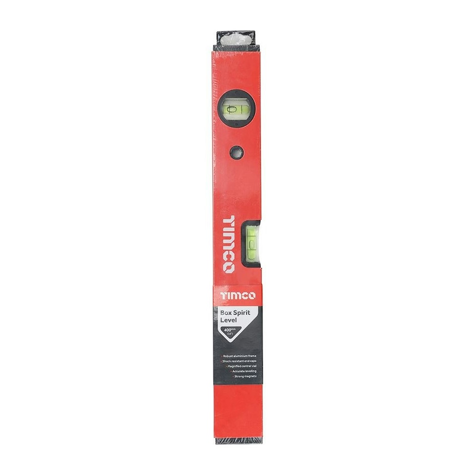image 1 of Timco - Spirit Level - Box Beam (Size 400mm - 1 Each)