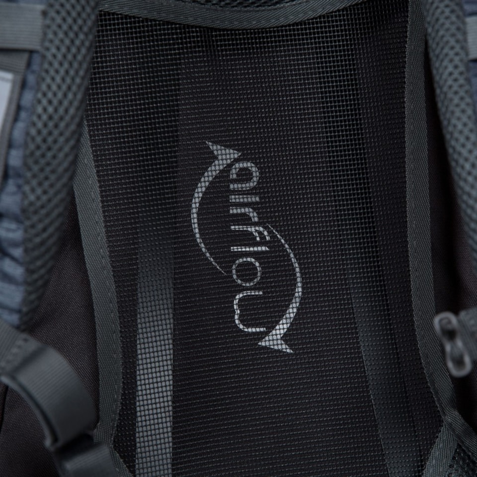 image 1 of Trespass Twinpeak 45 Litre DLX Hiking Rucksack/Backpack | Grey | Flint | 1