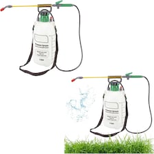 General Purpose 5 Litre Pump Garden Pressure Sprayer Ideal For Pesticides & Insecticides | White