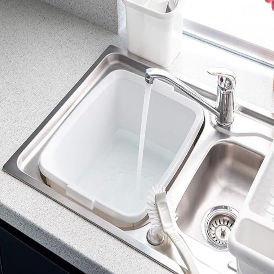 image 1 of Addis 12.5L Butler Rectangular Bowl – White