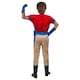image 2 of Peacemaker Mens Costume - Red/Blue/Cream - S S