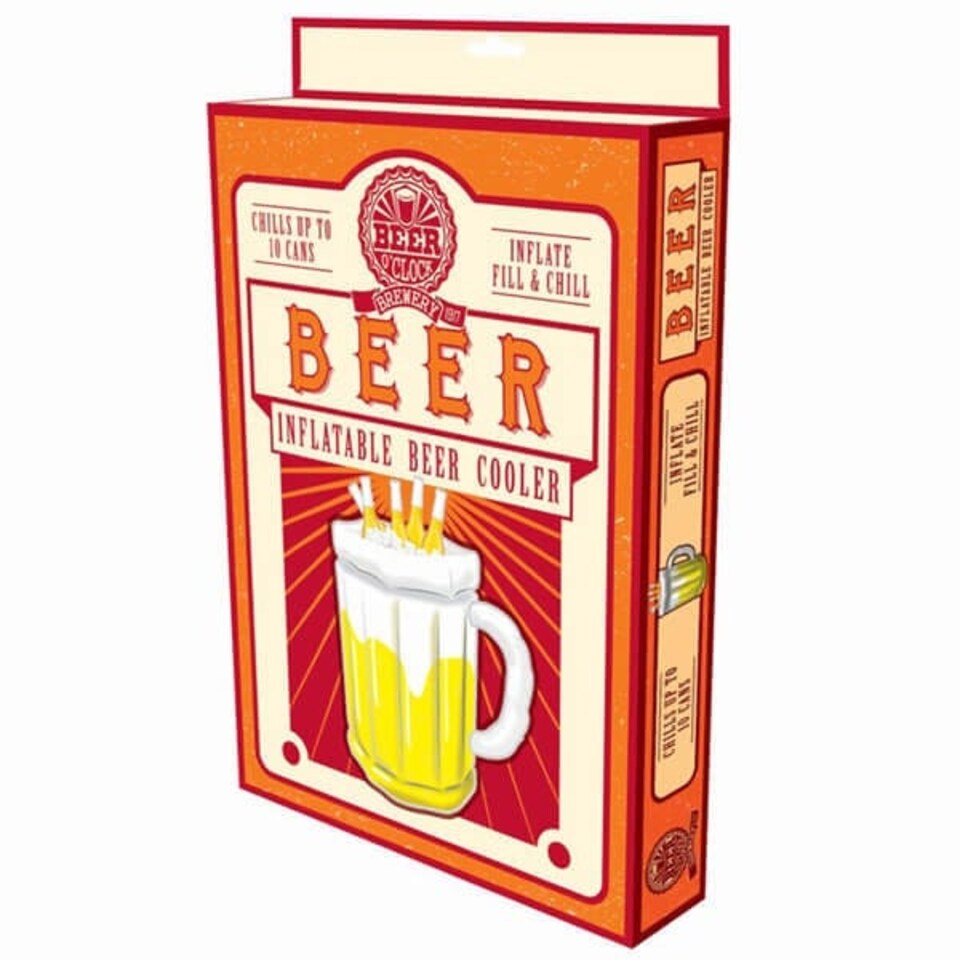 image 1 of Beer O'Clock Inflatable Beer Cooler