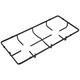 image 7 of SPARES2GO Pan Support Stand Burner Grate for Bush AG60GNSS AG60GNW Gas Hob Cooker x 1 460mm x 215mm