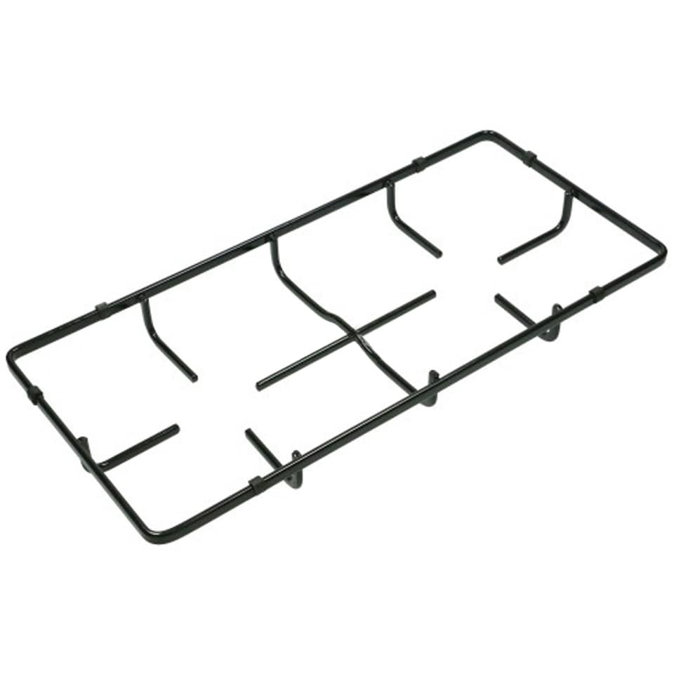 image 1 of SPARES2GO Pan Support Stand Burner Grate for Bush AG60GNSS AG60GNW Gas Hob Cooker x 1 460mm x 215mm
