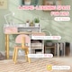 image 7 of AIYAPLAY Kids Desk and Chair Set for Studying, Reading, Drawing, Pink