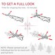 image 7 of HOMCOM 5 Ft Artificial Christmas Tree with Metal Base, Hinged Branches
