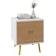 image 1 of HOMCOM Bedside Table with 2 Drawers for Bedroom, Living Room