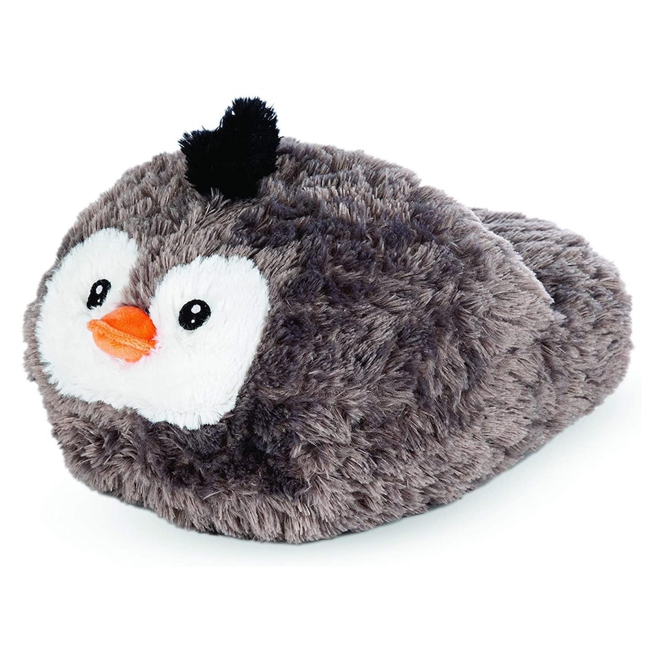 image 1 of Noxxiez Giant Plush Foot Warmer Slipper - Penguin
