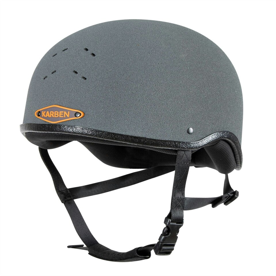 image 1 of Shires KARBEN Junior Skull Cap Black | Size: 62CM
Colour: Black