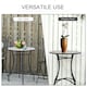 image 5 of Outsunny Mosaic Table Round Ceramic Bistro Garden Furniture Side Bar Table Patio