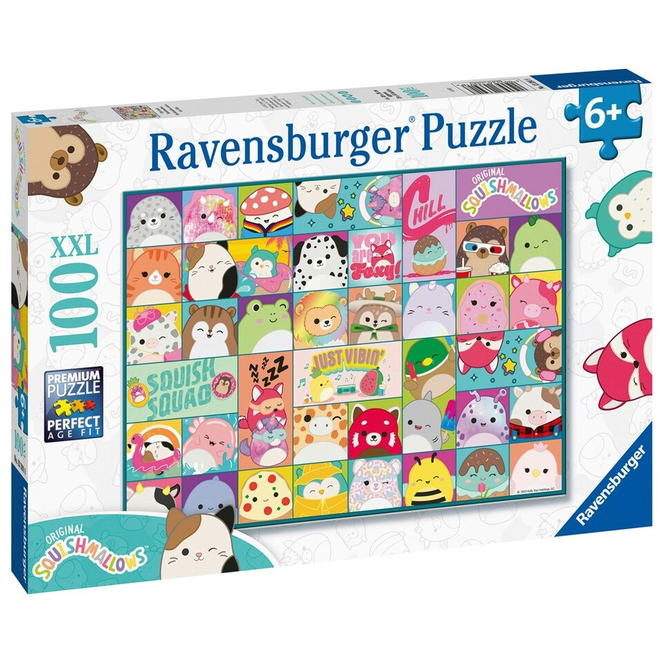 image 1 of Ravensburger Squishmallows XXL 100 Piece Jigsaw Puzzle