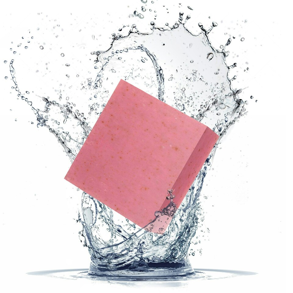 image 1 of Dr Botanicals La Rose Française Facial Cleansing Bar 100g