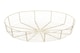 image 1 of Interiors By Premier Chic Cream Wire Bread Basket, Rustic Design Wire Bread Basket For Dining Table, Durable Round Wire Basket
