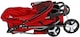 image 7 of Pet Stroller Dog Cat Puppy Pram Pushchair Travel Cart Jogging Buggy Carrier (Red)