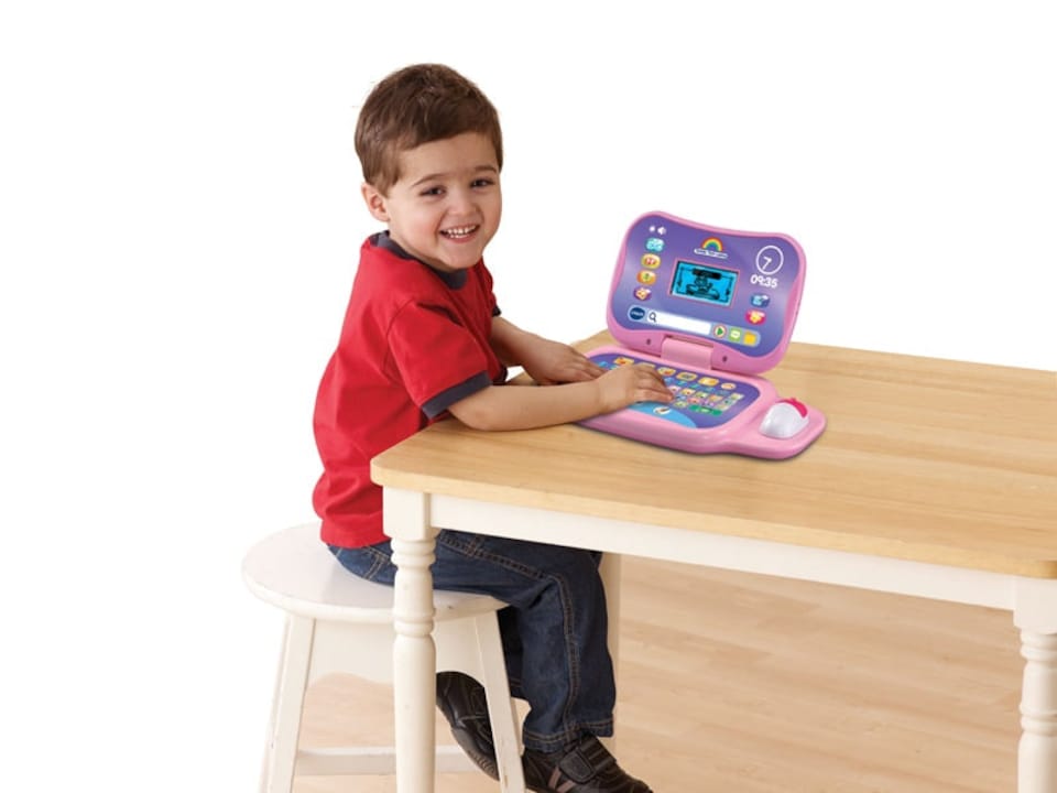 image 1 of VTech Toddler Tech Laptop pink