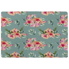 Pink Flowers (Rug) Pink | Small: 60x110cm