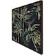 image 3 of Green palm on black (Picutre Frame) Brown | Oak | XL