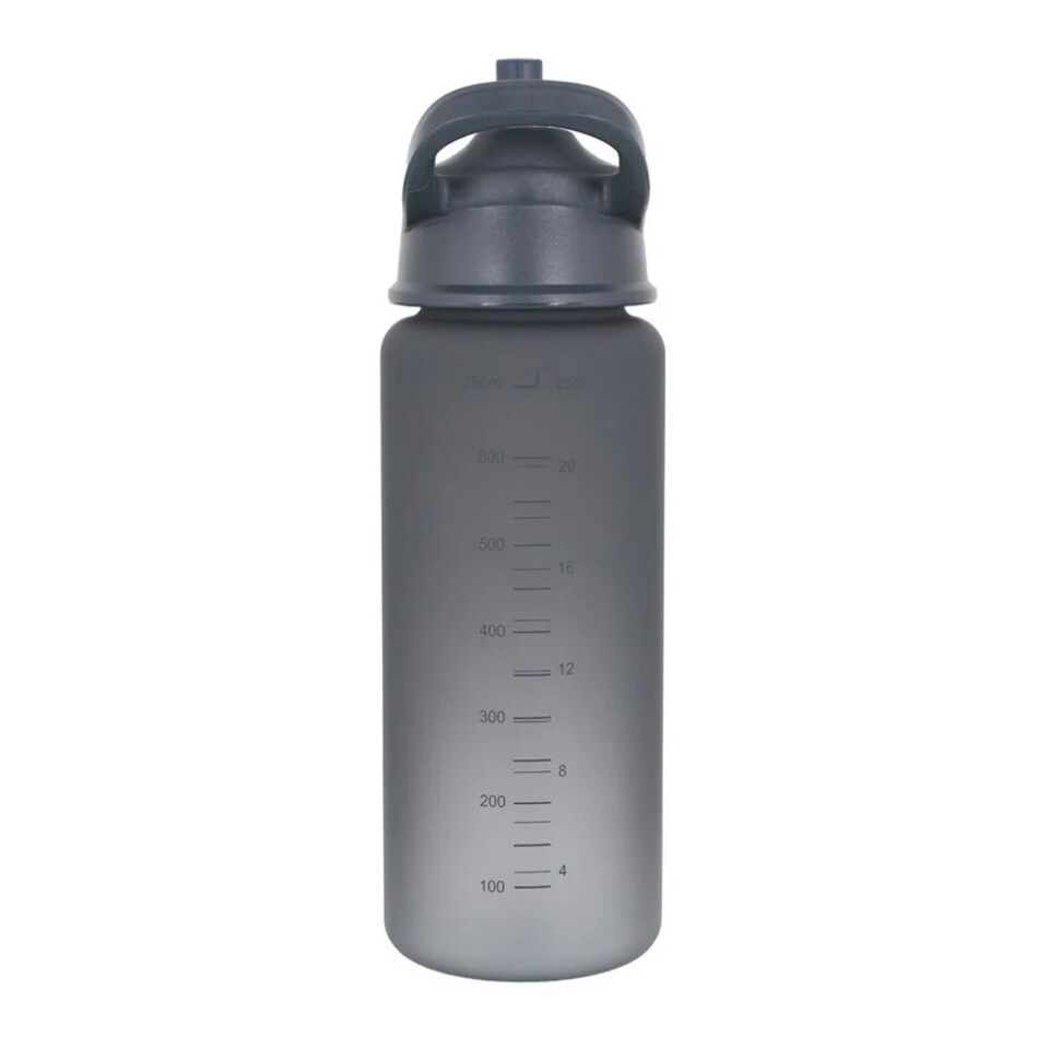 image 1 of Lifeventure Sports Tritan Pop-Up Straw Water Bottle Grey | 750ml