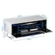 image 2 of Chromium TV-Stand with 1 Flap White CRO2-1000CB-WHT White | White