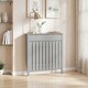 image 2 of HOMCOM Radiator Cover with Drawer and Vertical Slats Grey