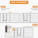 image 7 of COSTWAY 8 Panel 80cm Height Pen Fence w/ Lock Black Black