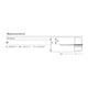 image 2 of Punt Tub 132cm TEK LED Ceiling Fan Matt Black, Walnut Blades 3000K