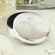 image 3 of Personalised May Birth Flower Round Trinket Box
