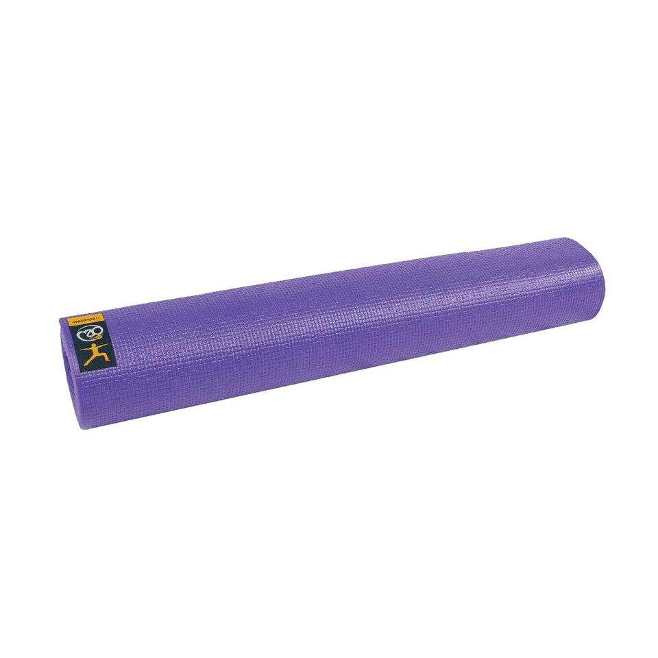 image 1 of Fitness Mad Warrior II Yoga Mat - Purple - One Size