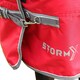 image 3 of StormX Empra Combi Combo Neck 300g Horse Turnout Rug - Red - 6´ 3"