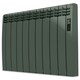 image 1 of 1320mm (W) x 585mm (H) - Dark Grey Wi-Fi Electric Oil Filled Radiator (Barcelona) - 1600 Watts - Depth 97mm - Heats Up To 16m²