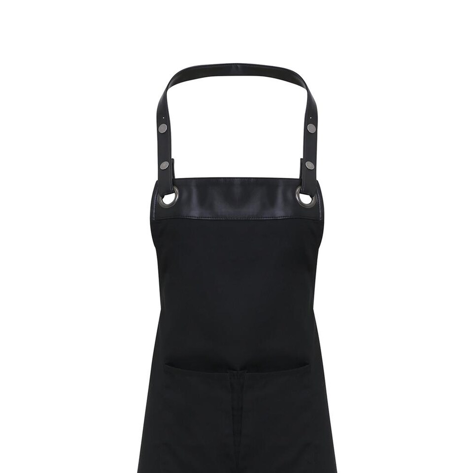 image 1 of Premier Unisex Adult Espresso Full Apron | Black | Black/Black | One Size | 1