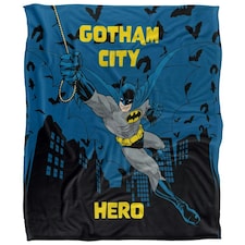 Batman Gotham City Hero Blanket - Multicoloured - One Size