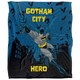 image 1 of Batman Gotham City Hero Blanket - Multicoloured - One Size