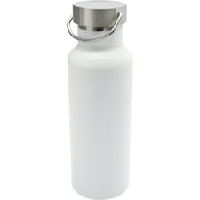 Thor Recycled Stainless Steel 500ml Water Bottle - White - One Size