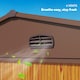 image 8 of Outsunny 9 x 6ft Garden Shed Wood Effect Tool Storage Sliding Door Wood Grain