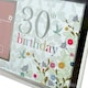 image 3 of Large Silver Plated 4 x 6 30th Birthday
