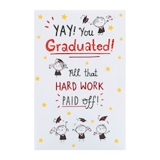 Graduation/Congratulations Card for Him/Her/Friend | Yay! Design