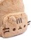 image 4 of Pusheen the Cat Beige Fluffy Rucksack | 3D Ears Backpack with Padded Straps | 16 Inch School Travel Daypack | Laptop Gym Bag | Pusheen Merch | Cream | Beige