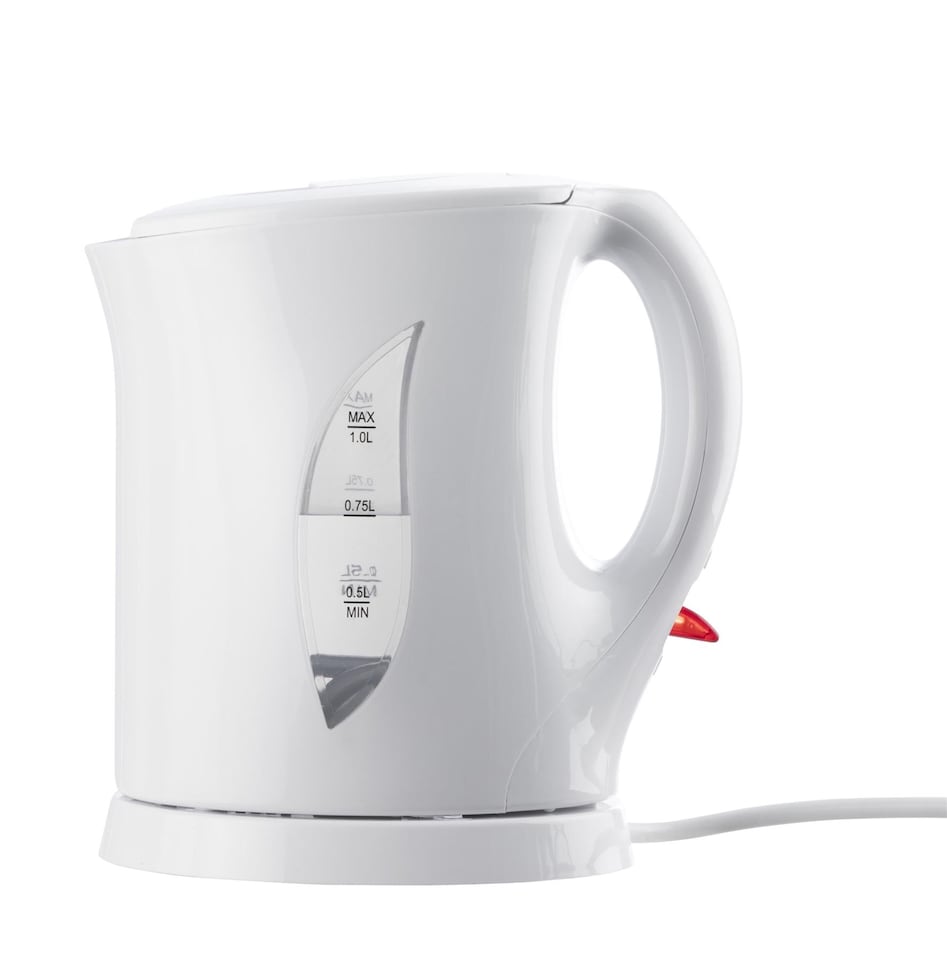 image 1 of Daewoo Essentials Compact Travel Kettle 1L White