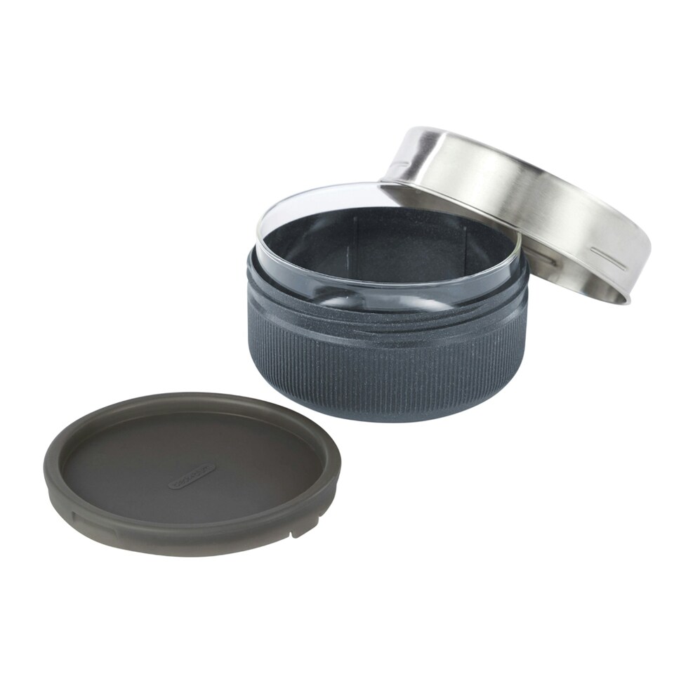 image 1 of Black + Blum Glass Bowl 750ml Lunch Box - Silver - One Size