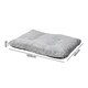image 2 of Skylos Pet Bed Extra Large Dog Cushion Plush Washable Pet Crate Pad Mat | Grey | 120 x 90cm | One Size