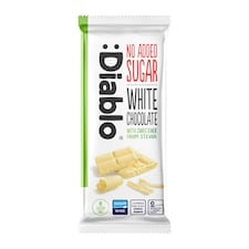 Diablo No Added Sugar White Chocolate Bar 75g