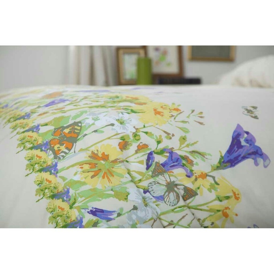 image 1 of Belledorm Bluebell Meadow Duvet Cover - Ivory - Double